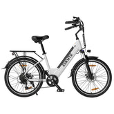 ESKUTE C100 Electric Bike - Motor 250W Battery 36V10.4Ah 26 Inch Tires Disc Brakes - White